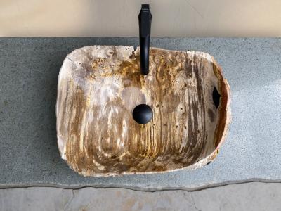 EXCLUSIVE PETRIFIED WOOD WASHBASIN IMPERIAL