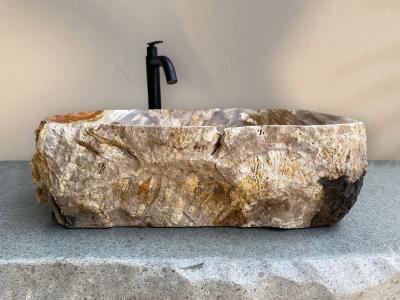 COMPRAR LAVABO DE MADERA PETRIFICADA IMPERIAL