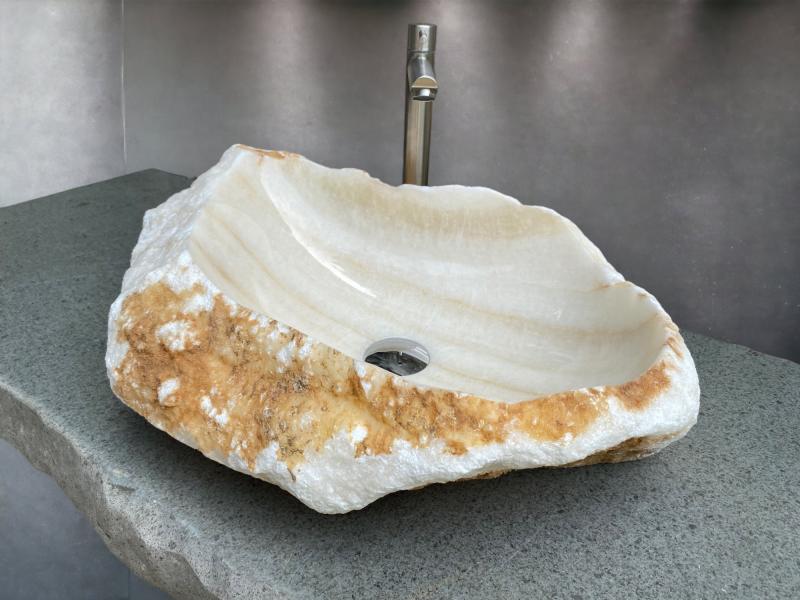 Comprar Lavabo de Pedra Natural Blanc Roma