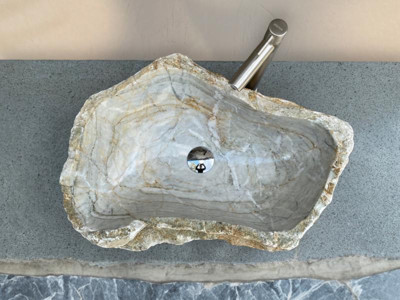 LAVABO ELEGANTE DE MARMOL ANDROS