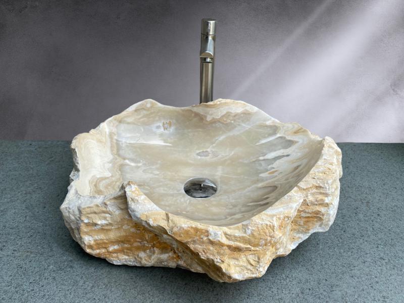 LAVABO DE PEDRA D'ONIX SALINA