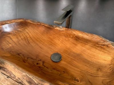 EXCLUSIVE TEAK WOOD WASHBASIN CARLO