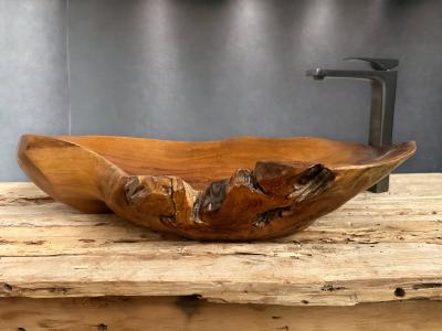 RUSTIC WOODEN SINK