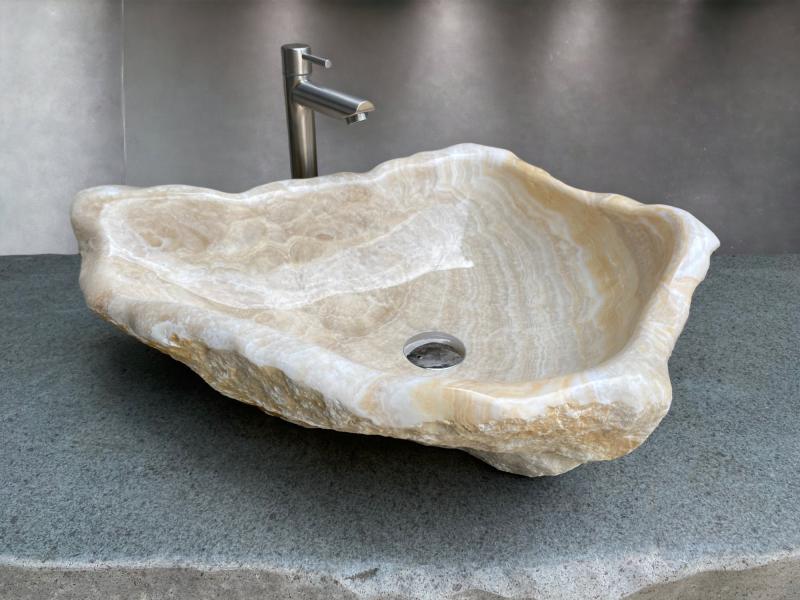 LAVABO DA APPOGGIO IN PIETRA MEDITERRANEAN