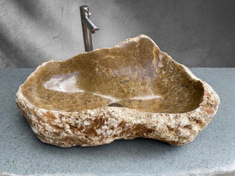 Espectacular lavabo de onix Maurice