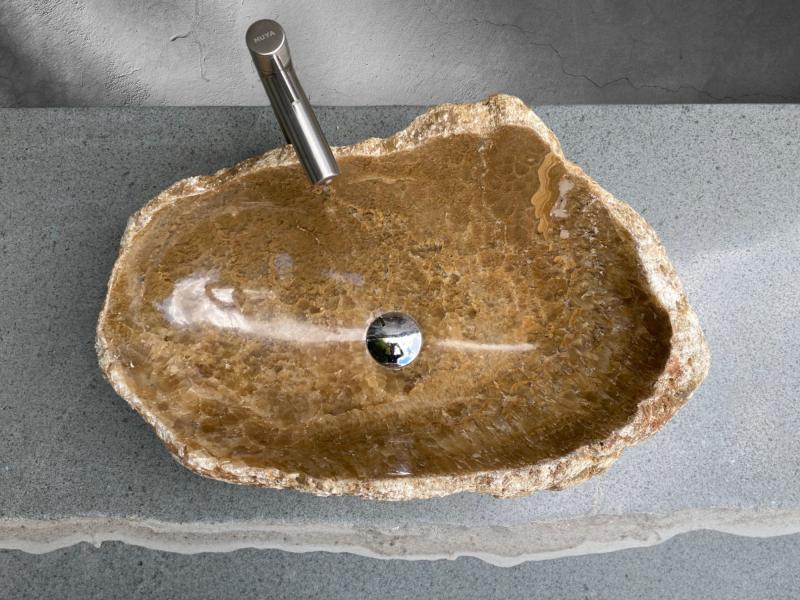 LAVABO DA APPOGGIO IN PIETRA NATURALE MAURICE