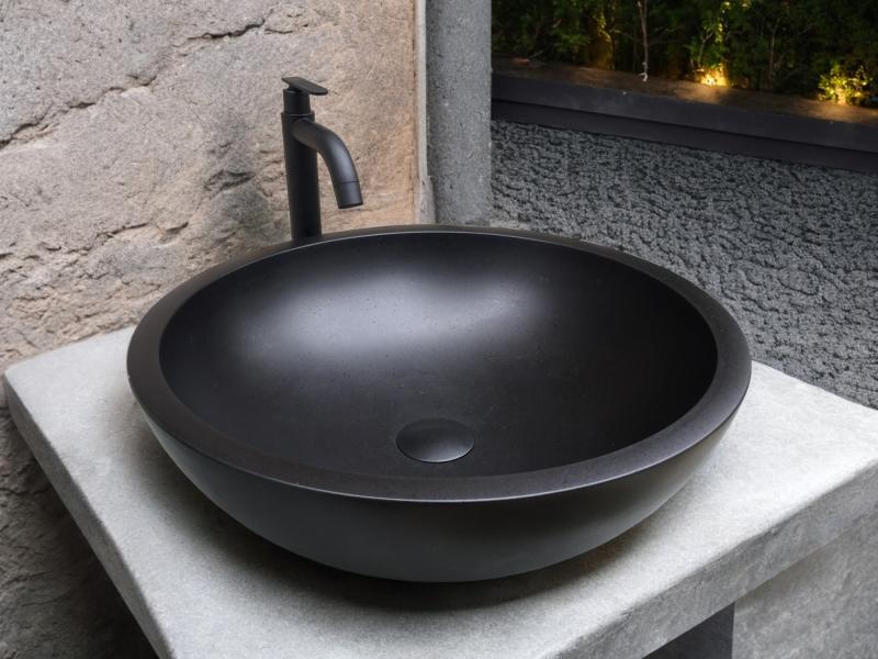 ANDESITE NATURAL STONE WASHBASIN TURKANA