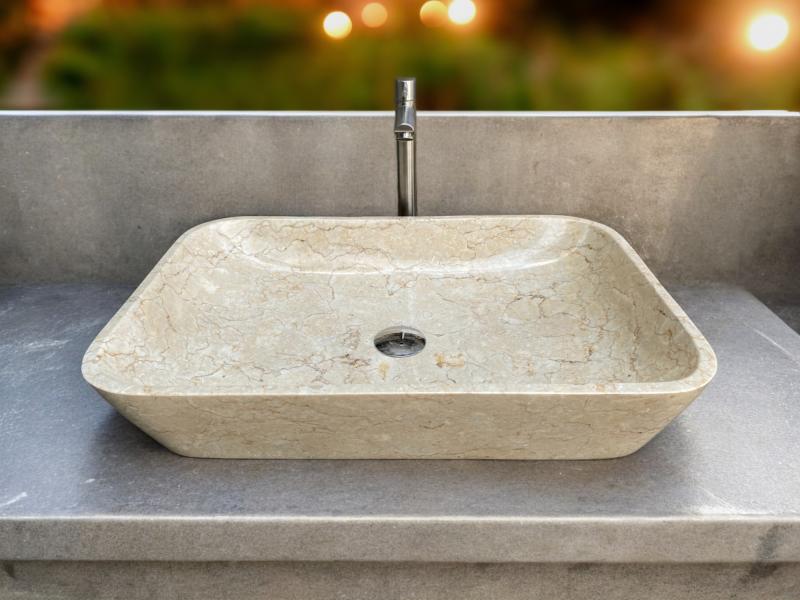 STONE WASHBASIN IN MARBLE SUEZ