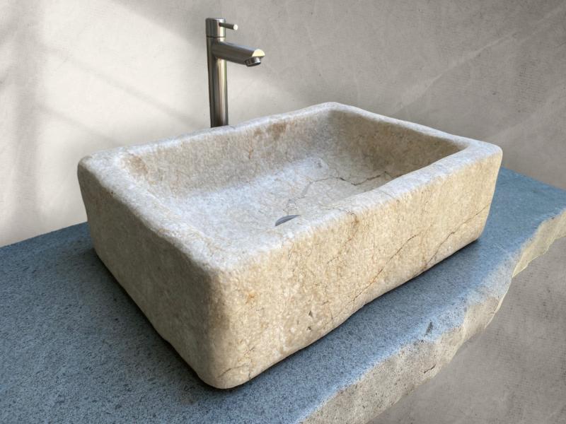 ACQUISTARE LAVABO DA APPOGGIO IN MARMO ANTICO - WILDER