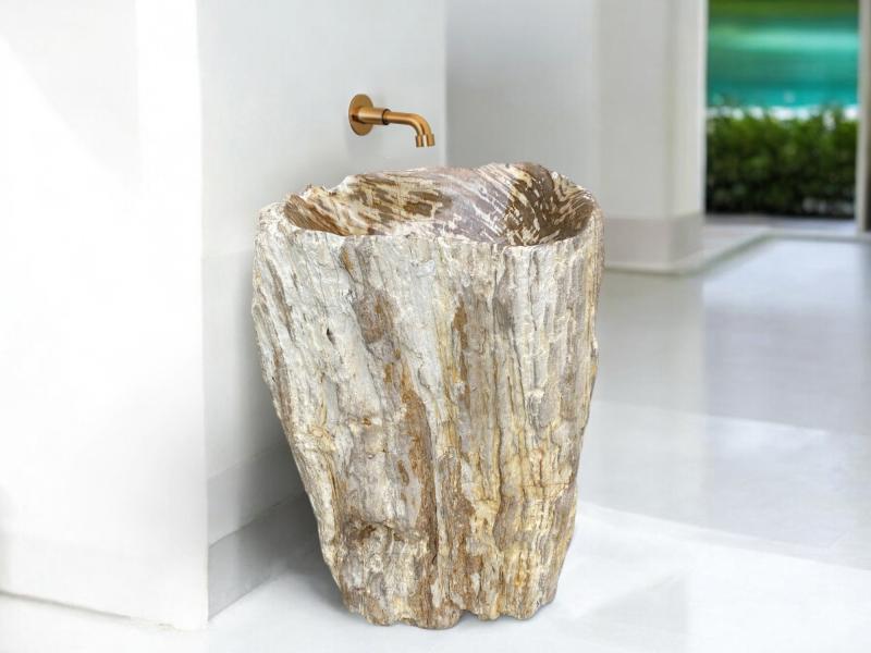 LAVABO TOTEM DE PIEDRA MACIZA MUGA