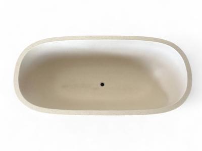 FREESTANDING BATHTUB IN RESIN AND STONE SAINT TROPEZ