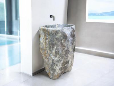 LAVABO A COLONNA IN MARMO BIARRITZ