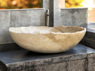 LAVABO DE PIEDRA BEIGE DE ONIX NAKAR