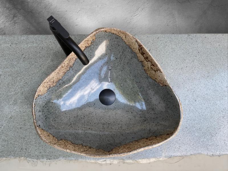 WASHBASIN WITH EXCLUSIVE TEXTURES LAKE