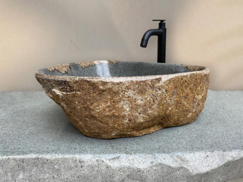 OXIDISED STONE WASHBASIN LEVANZO