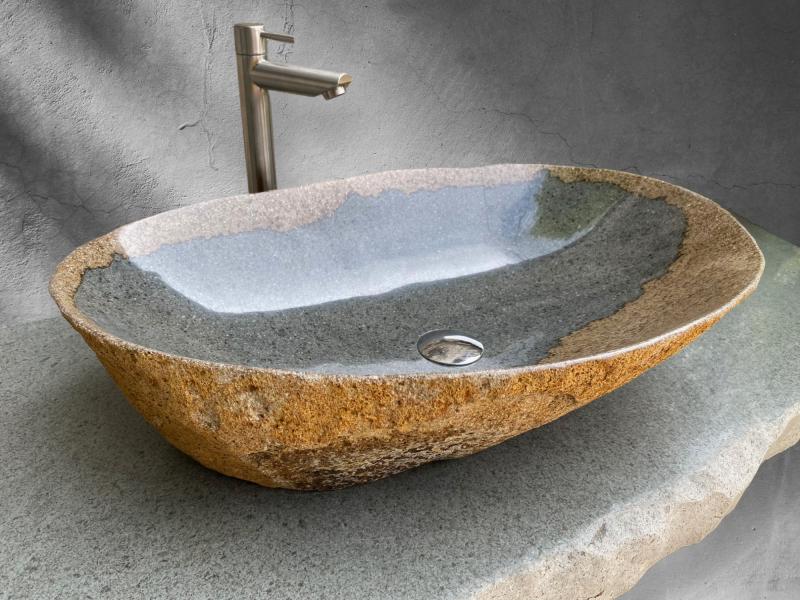 GREY STONE WASHBASIN PARIS