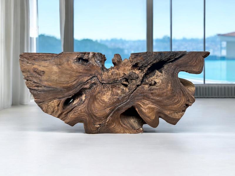 CONSOLE IN LEGNO NATURA