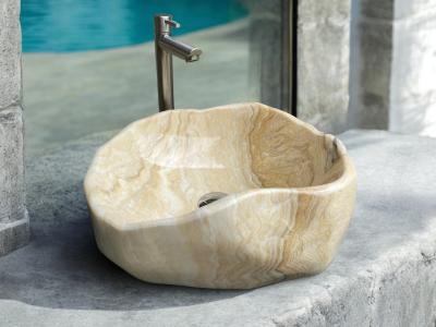 LAVABO DA APPOGGIO IN PIETRA D'ONICE ARYA