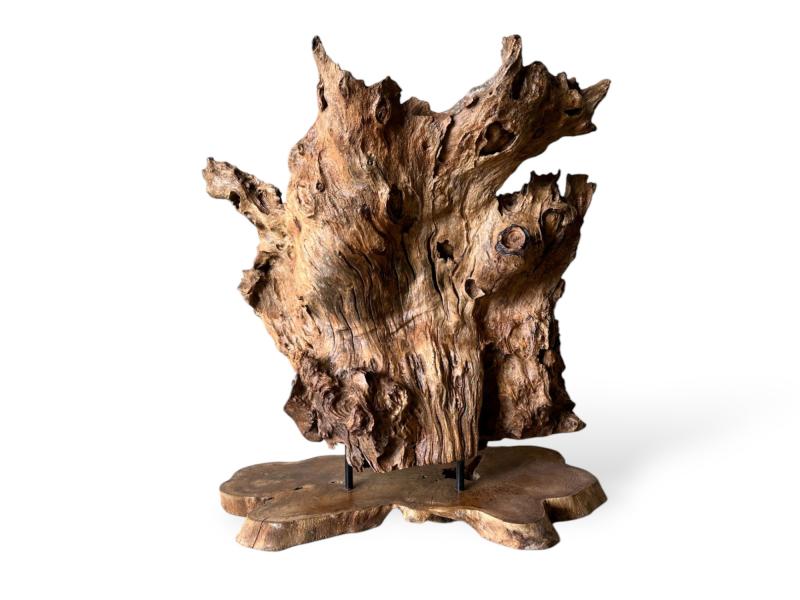 TEAK-HOLZ-SKULPTUR SAONA