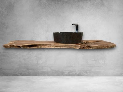 PIANO LAVABO IN LEGNO ZENIA