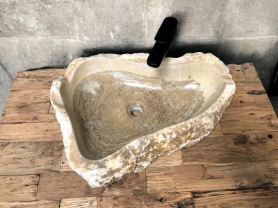 LAVABO DA APPOGGIO IN PIETRA LUZIO