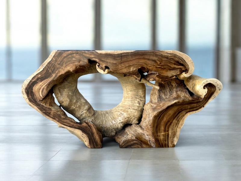 CONSOLE IN LEGNO NATURALE ATENE