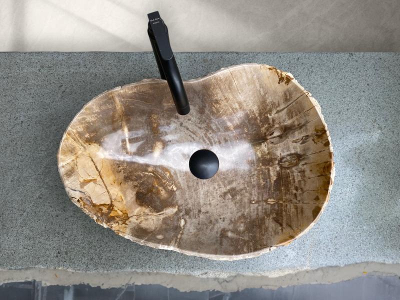 ACQUISTARE LAVABO DA APPOGGIO IN LEGNO FOSSILE GIZA