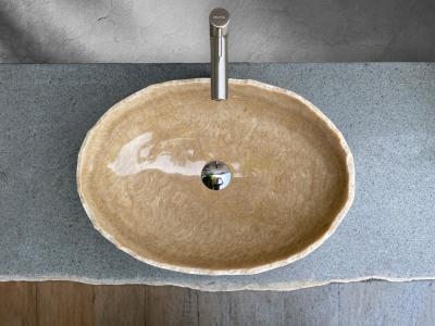 LAVABO DE LUXE DE PEDRA ONIX NATURAL