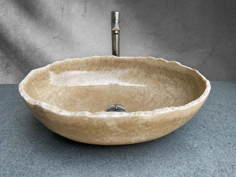 LAVABO DE PIEDRA DE ONIX NATURAL