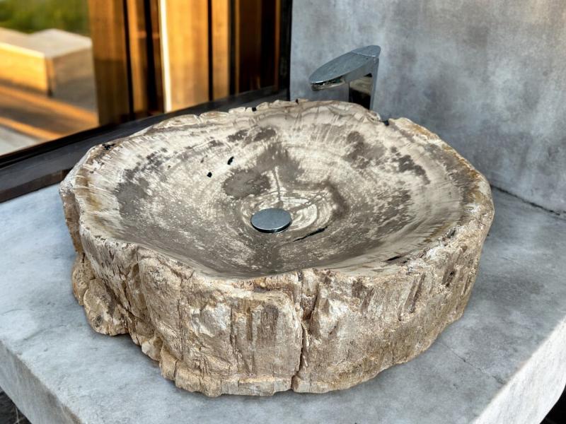 PETRIFIED WOOD SINK MARION