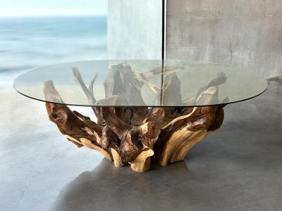 WOODEN ROOT DINING TABLE