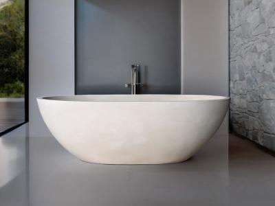 BEIGE RESIN BATHTUB SIENA