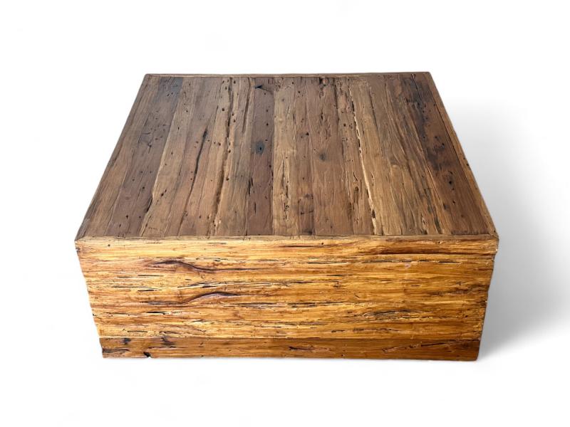 SQUARE WOODEN COFFEE TABLE OPORTO