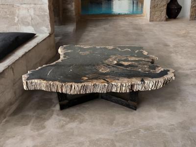 TABLE BASSE NOIRE CANNES