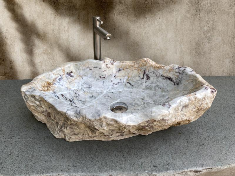 LAVABO IN MARMO GRECO