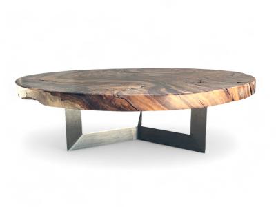 BUY ROUND WOOD COFFEE TABLE LUCERNE