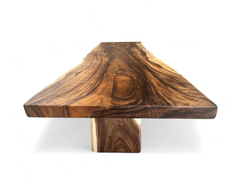 NATURAL WOOD DINING TABLE - LONDON