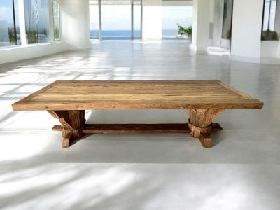 LARGE SOLID TEAK TABLE PORTOVENERE