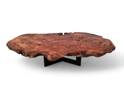 RED WOODEN COFFEE TABLE ROUGE