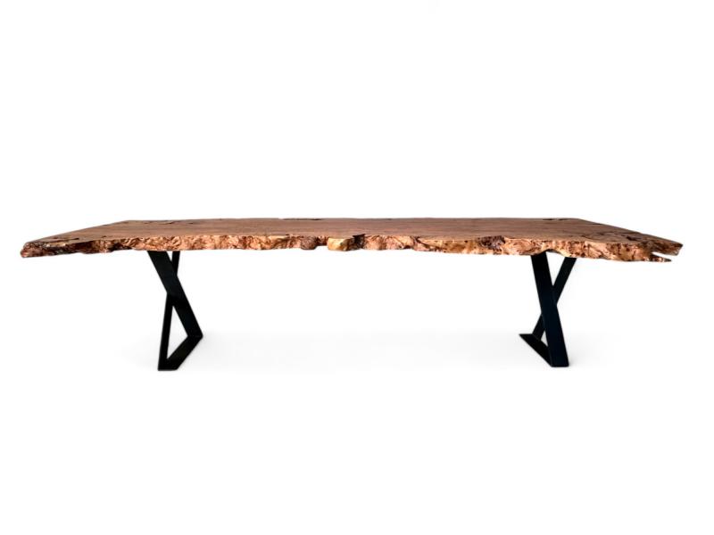 DINING TABLE MADE OF LYCHEE WOOD ROVANIEMI