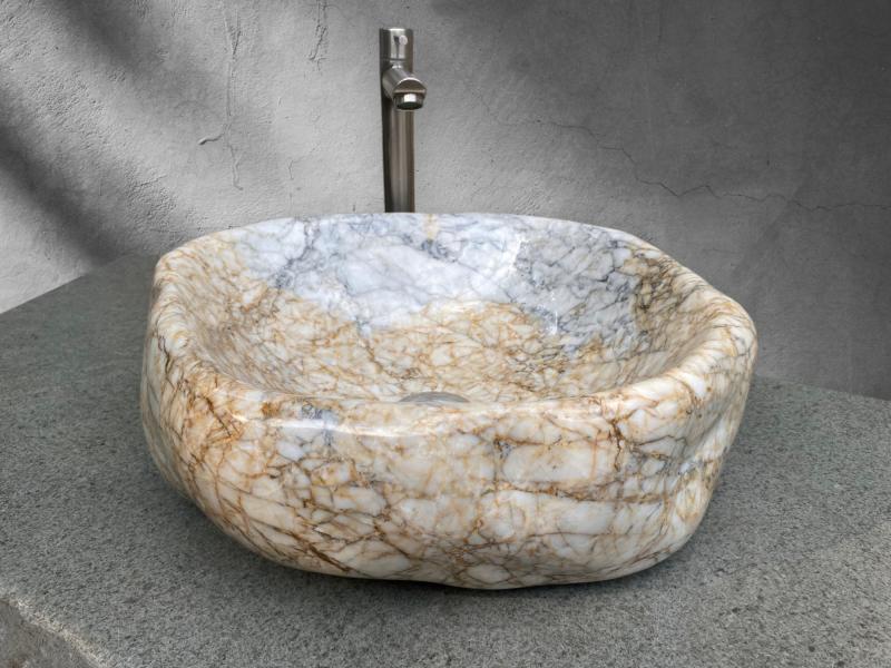 POLISHED MARBLE WASHBASIN KENIA