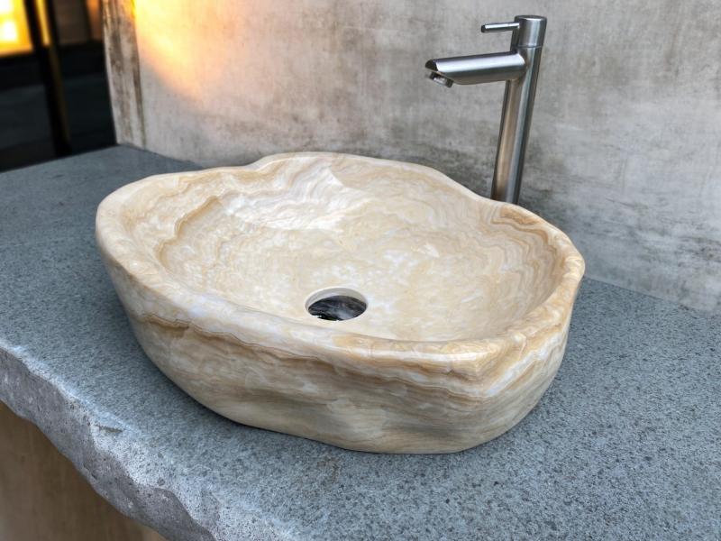 LAVABO BEIGE DE PEDRA - PERSIA