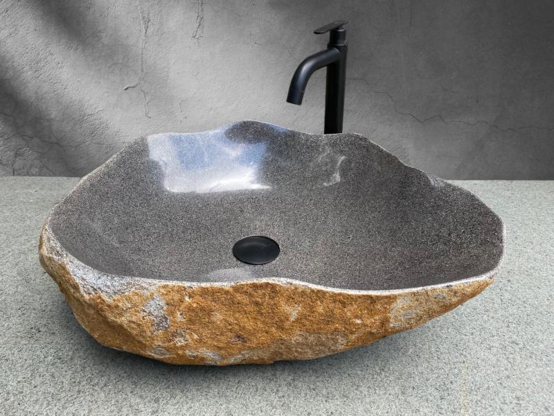 LAVABO DA APPOGGIO IN PIETRA NATURALE CLOUET