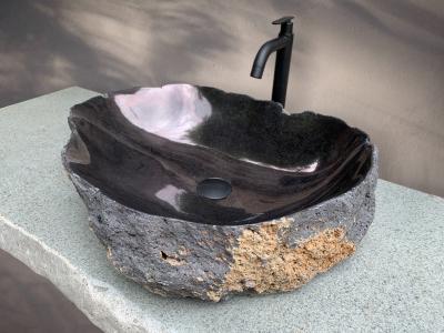 BLACK STONE WASHBASIN BASALTO