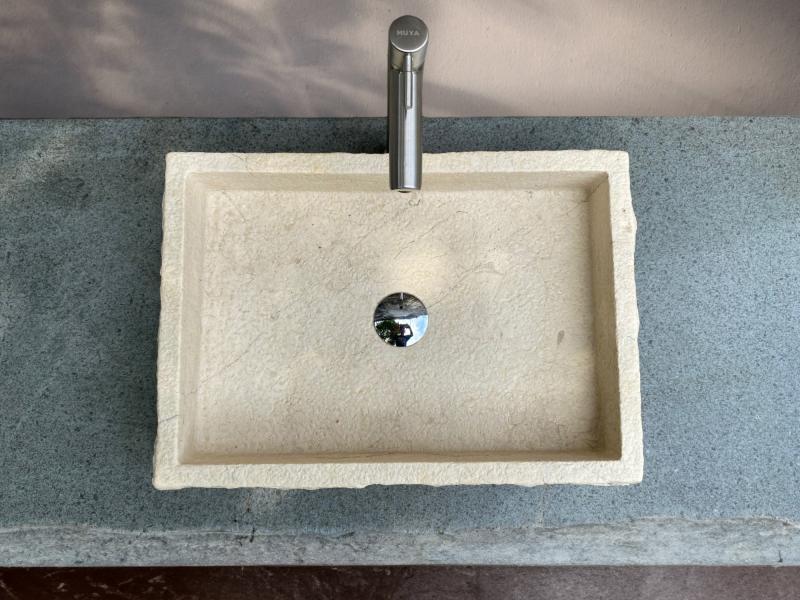 BUY BEIGE MARBLE SINK VERONA