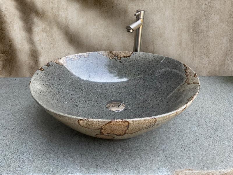 COMPRAR LAVABO EXCLUSIU DE PEDRA GRIS LUXOR