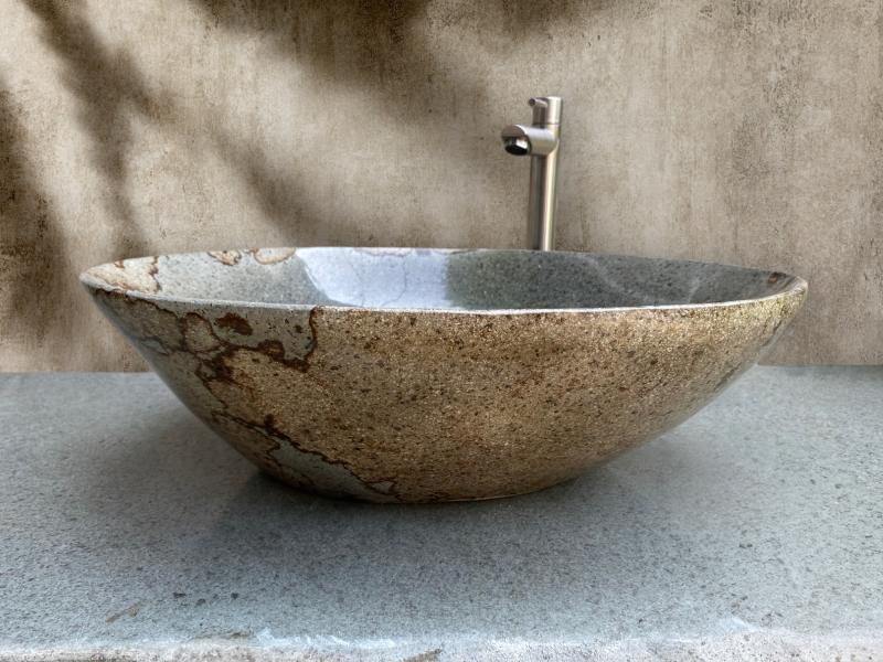 POLISHED NATURAL STONE WASHBASIN - LUXOR