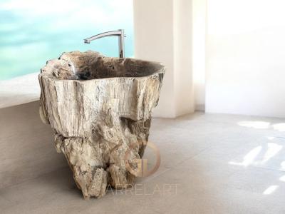 LAVABO SUR PIED EXOTIQUE TANZANIE