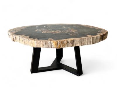 MESA DE MADERA PETRIFICADA KAROL