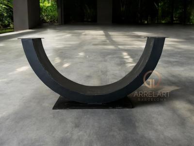 PIES DE MESA METAL LACADO LUNA